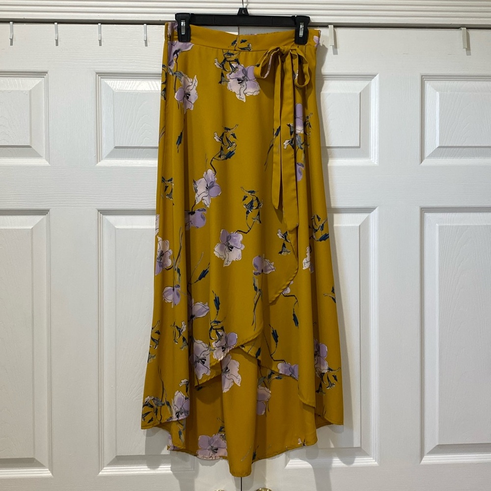 Floral Wrap Skirt
